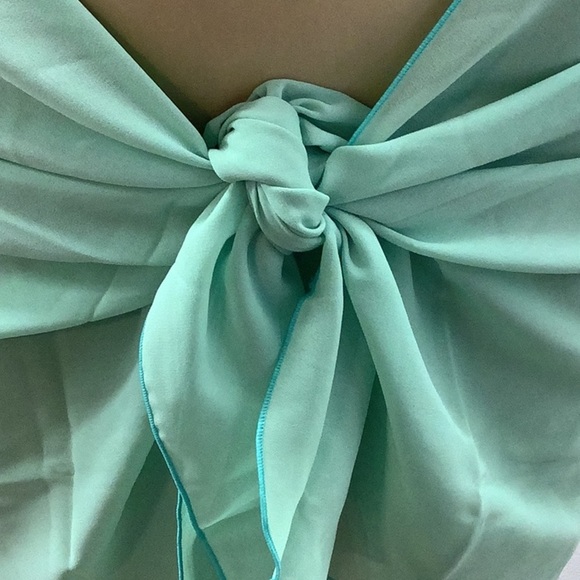 Zuliana lettuce trim tie sarong Made in USA. New With Tags - Picture 2 of 4